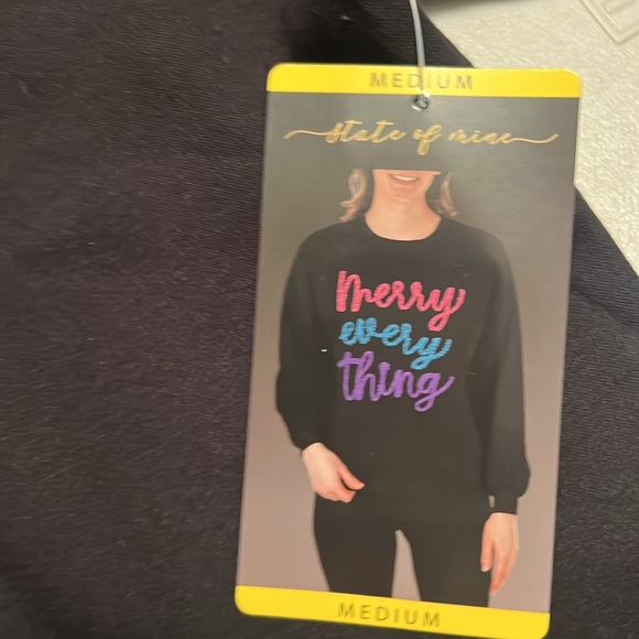 - State of mind ladies sweatshirt black color size 2xl - Picture 6 of 6